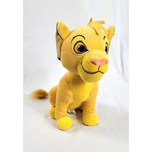 Lion King Simba plush cub stuffed animal Disney classics 13 inch tall